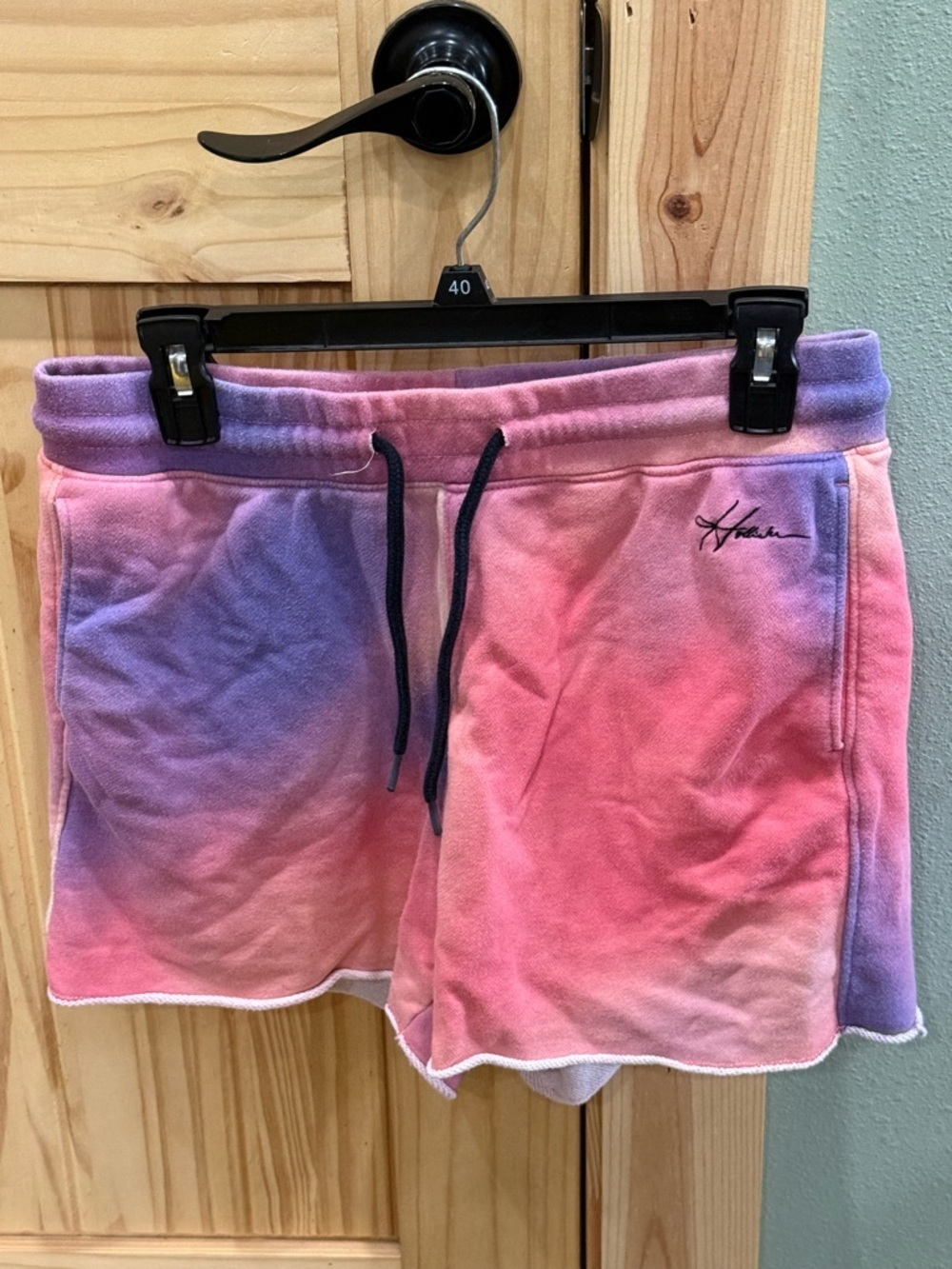 Signature‎ Tie-Dye Pink & Purple Lounge Shorts